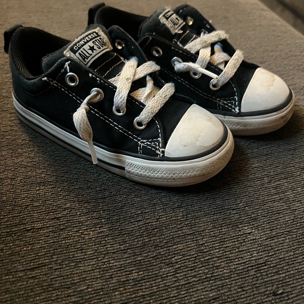 Converse Kids Black Sneakers